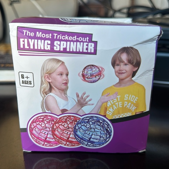 Flynova Pro Mini Drone Globe Aircraft UFO w/ Led Lights Blue Version - NIB - Picture 2 of 5